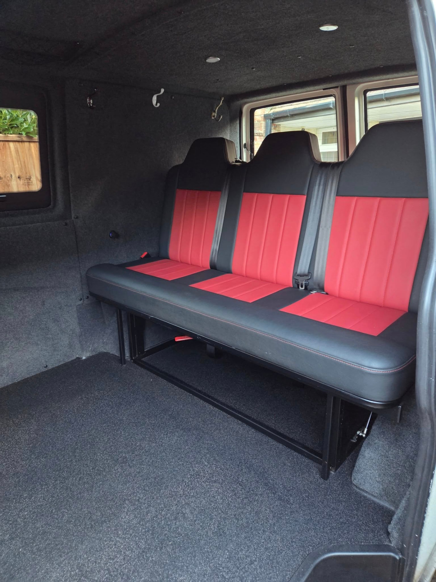 Commercial van interior after a deep clean